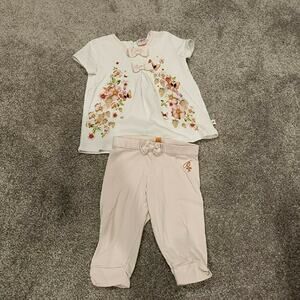 Ted Baker Baby Girls Floral Set Sz 3-6M